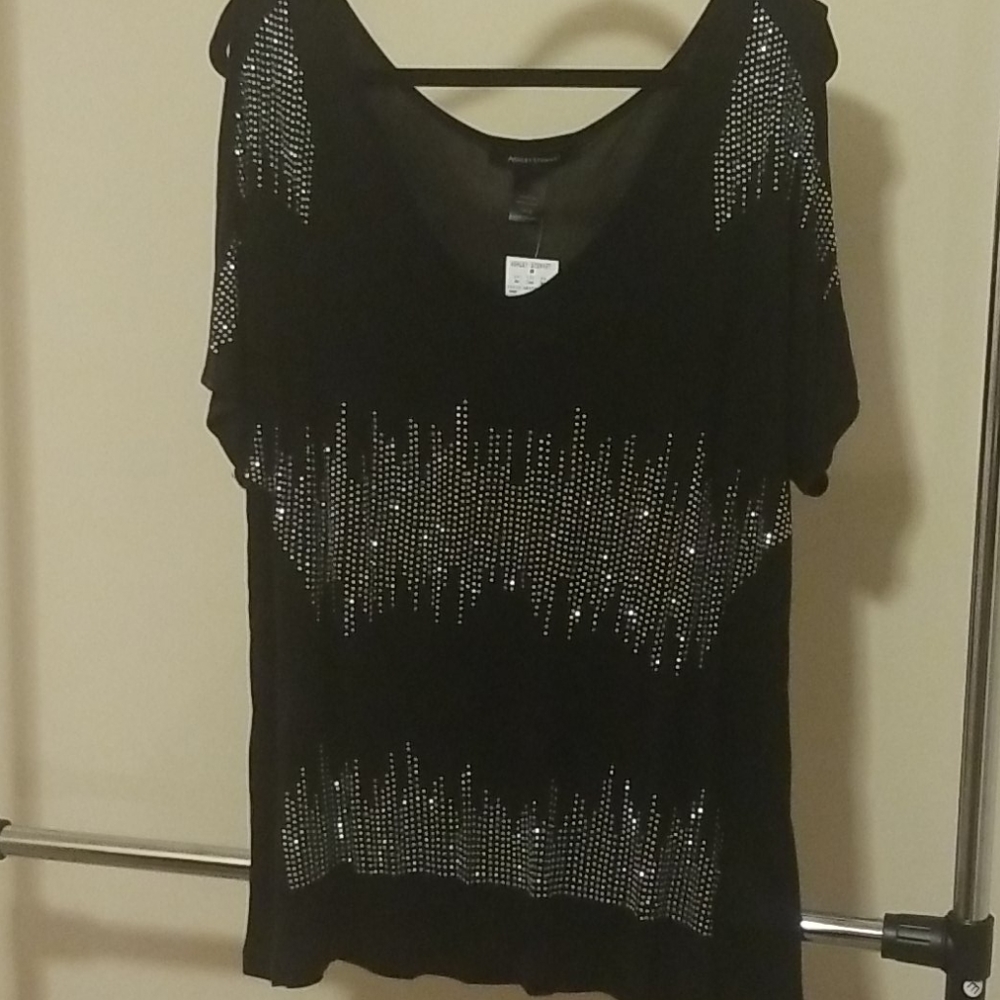 Black Bling Top